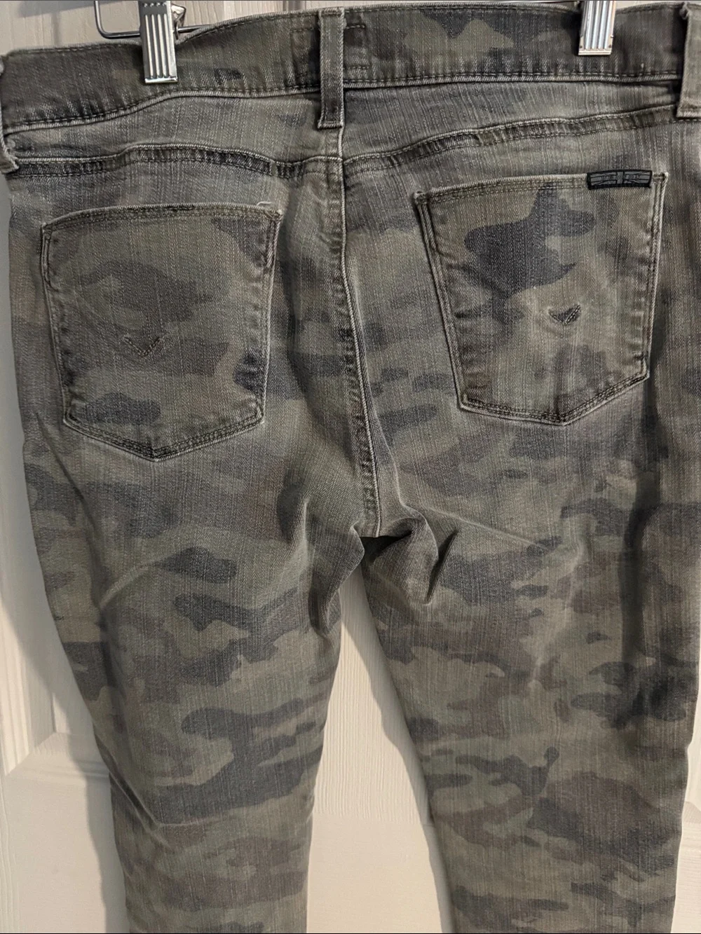 Hudson Jeans Gray Camo Skinny Jeans no tag 27x27